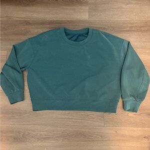 lululemon athletica Green Crewneck Sweatshirt